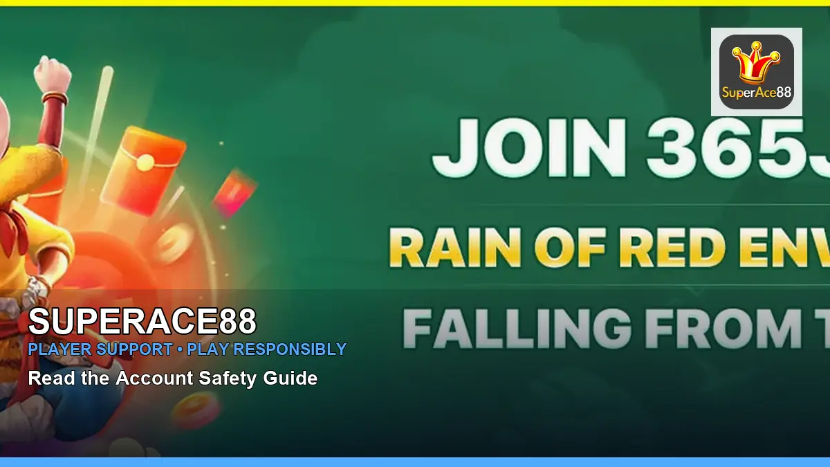 SUPERACE88 responsible play resources for Philippine players